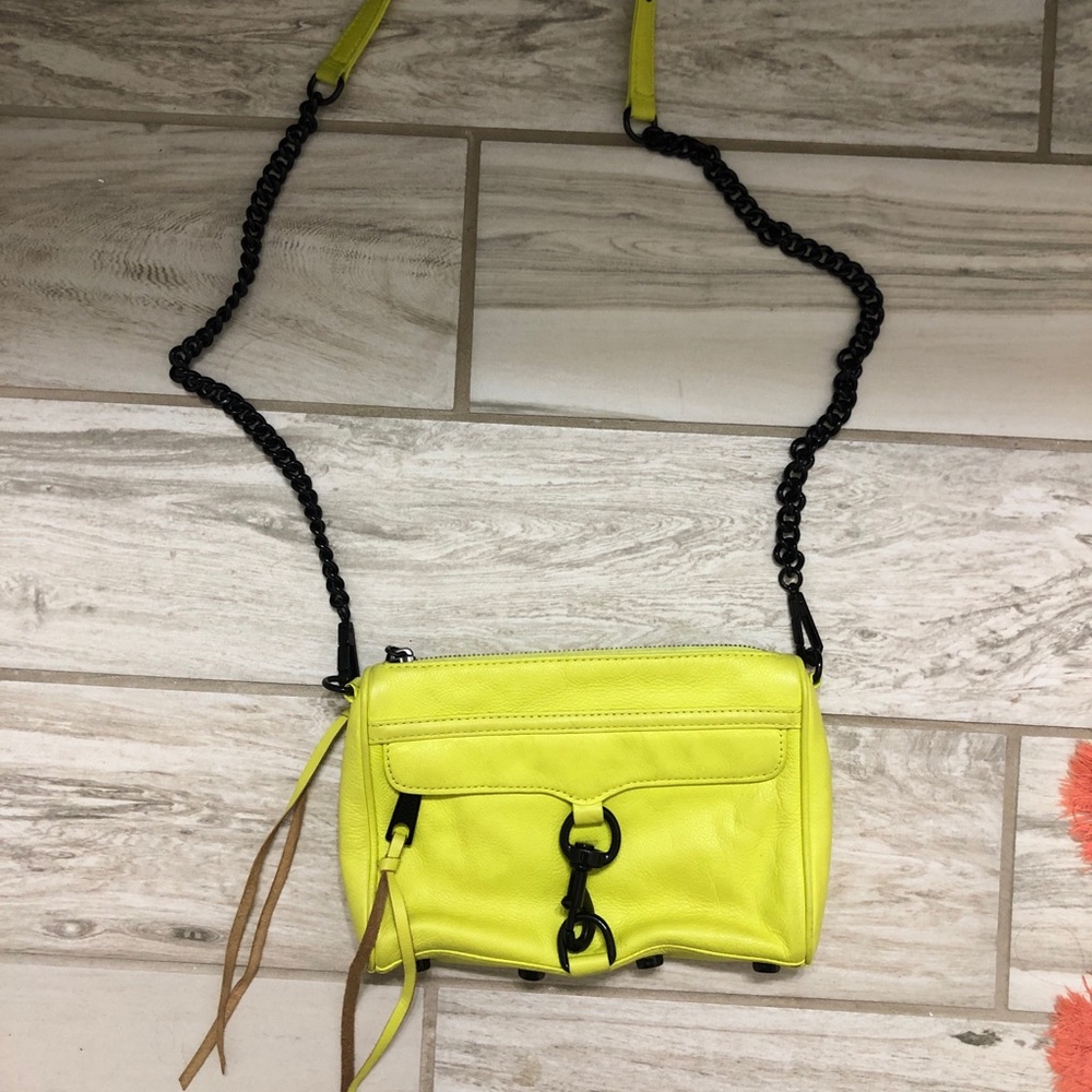 Rebecca Minkoff neon purse